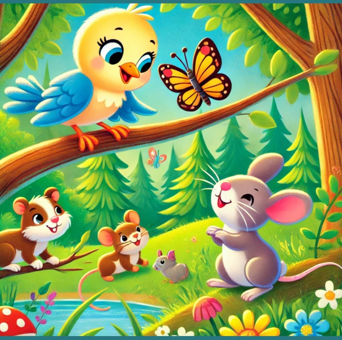 Illustration for The Hungry Little Bird