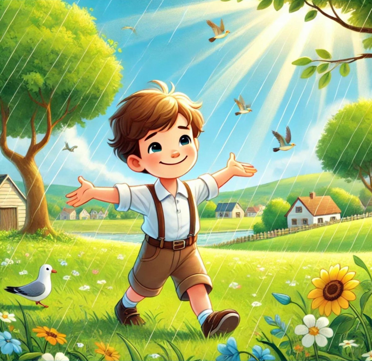 Illustration for Brave Little Noah and The Big Storm