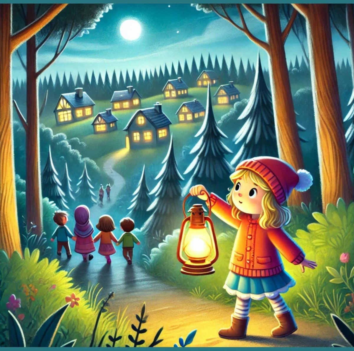 Illustration for Lucy's Shining Lantern