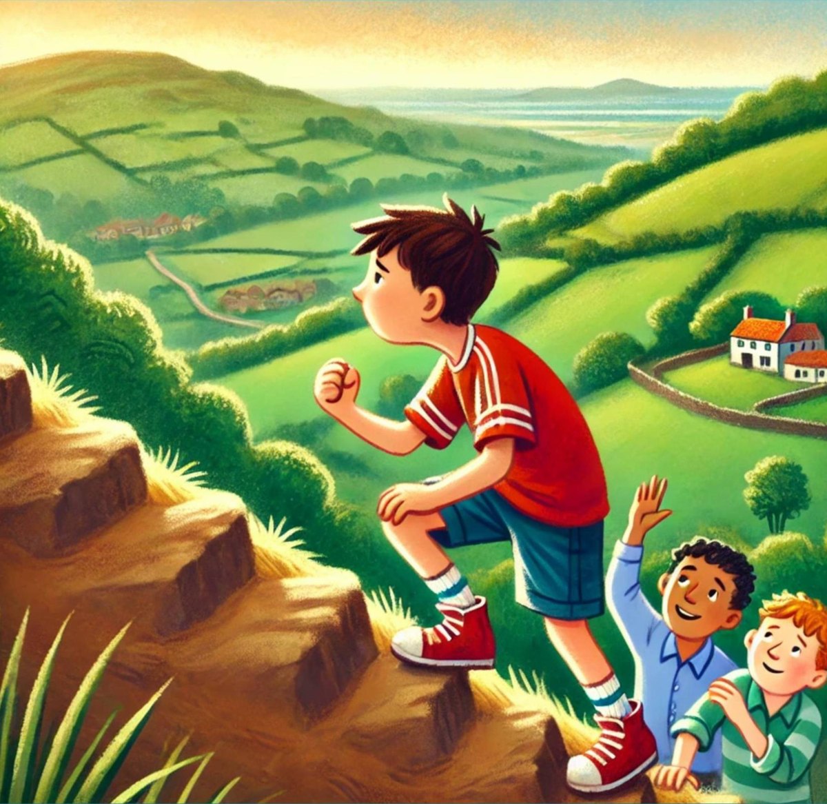 Illustration for Ben And The Big Climb