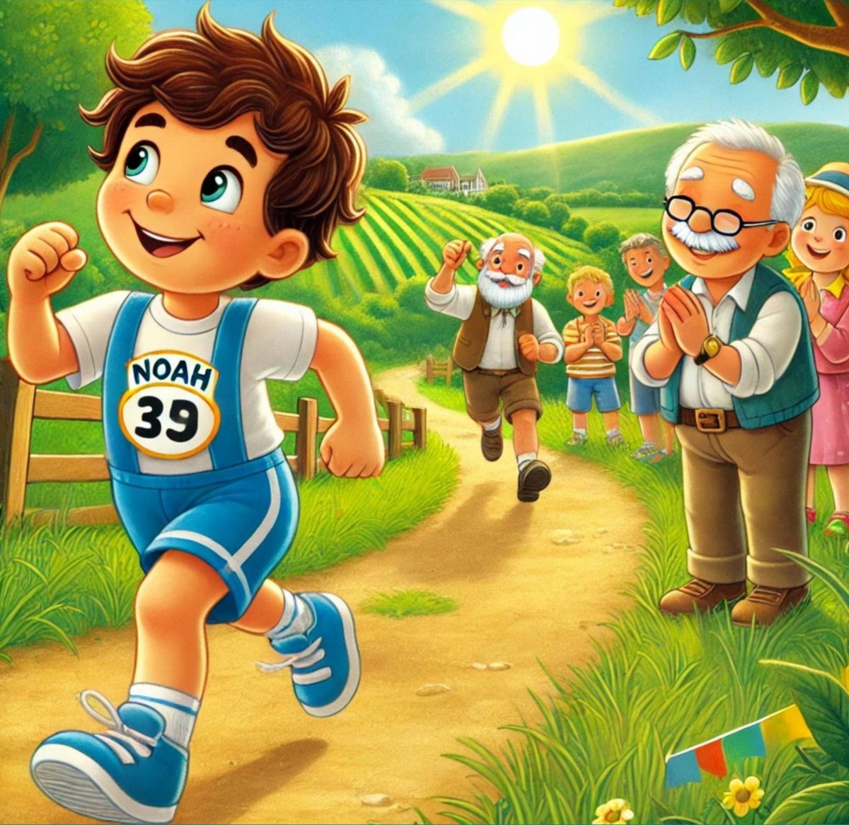 Illustration for Running The Race With Noah