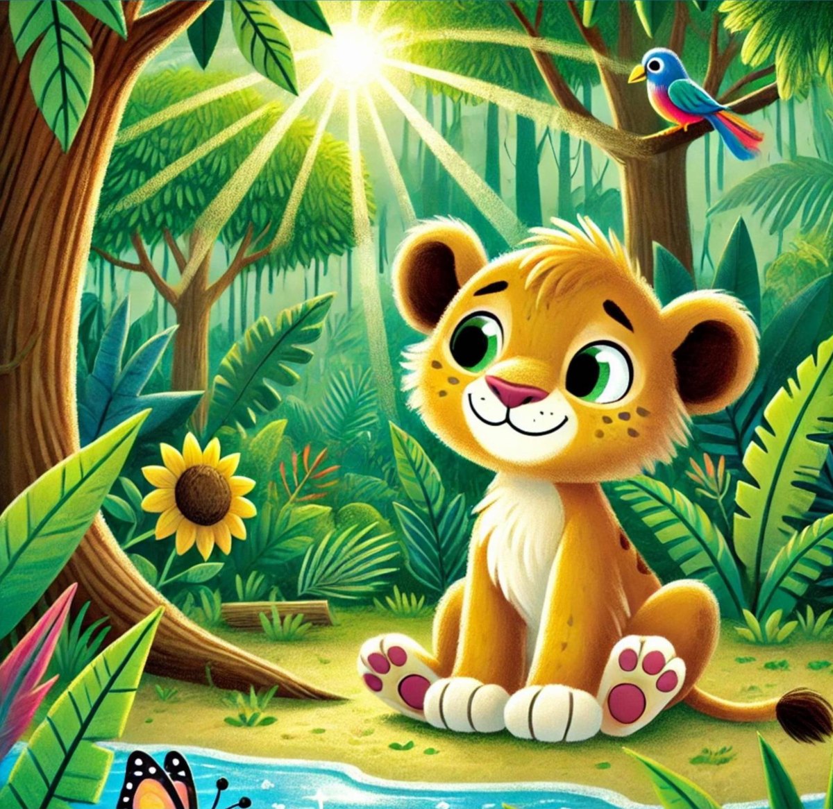 Illustration for Leo Learns To Be Still