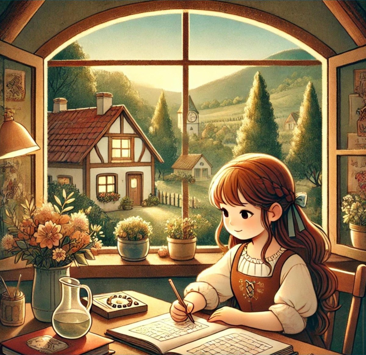 Illustration for Sophia's Big Question