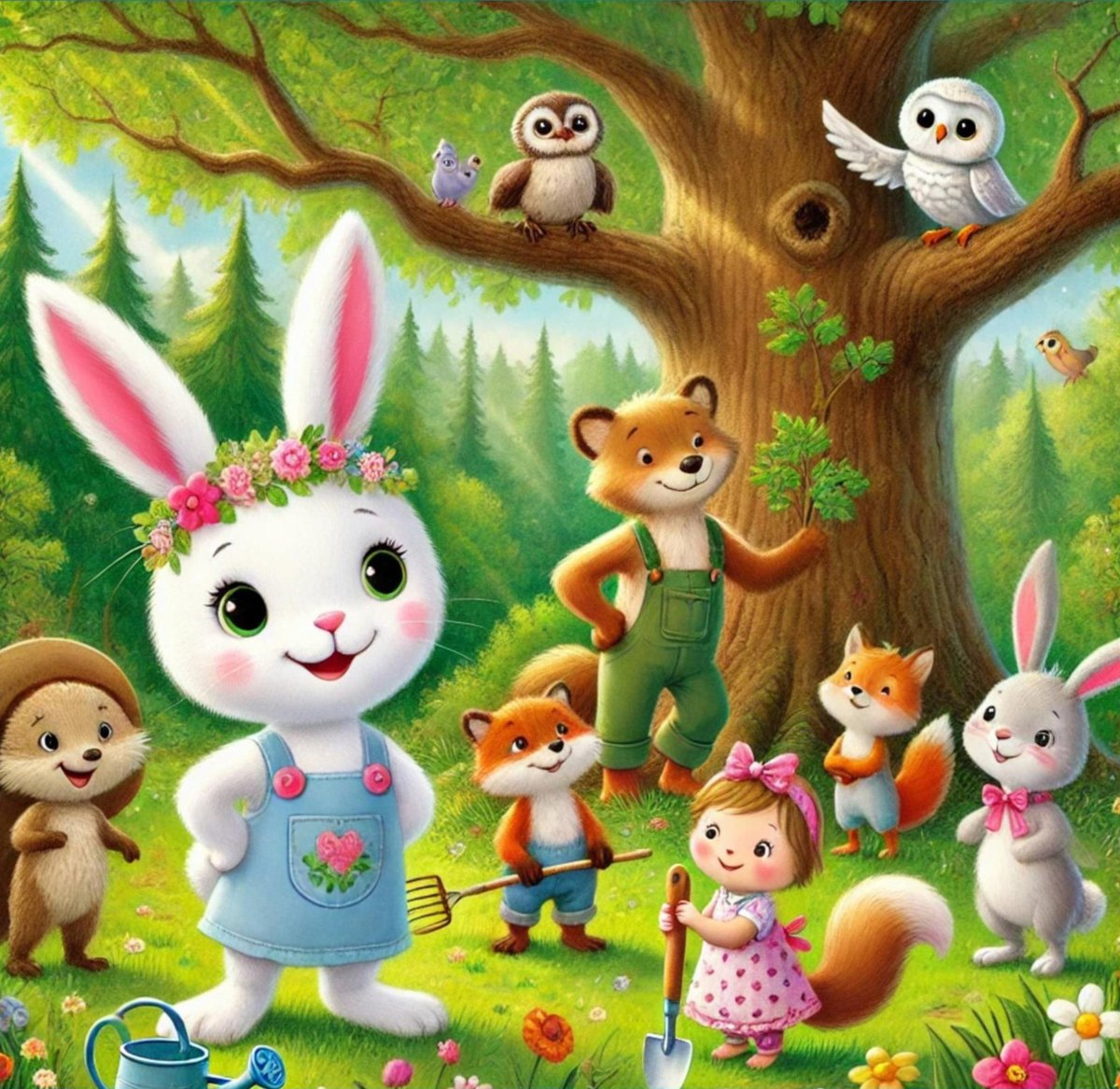 Illustration for The Adventures of Bella the Brave Bunny