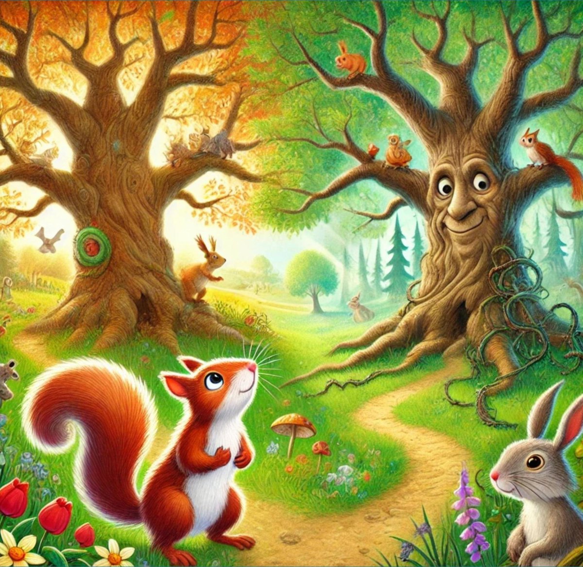 Illustration for The Two Paths: A Lesson From The Wise Tree